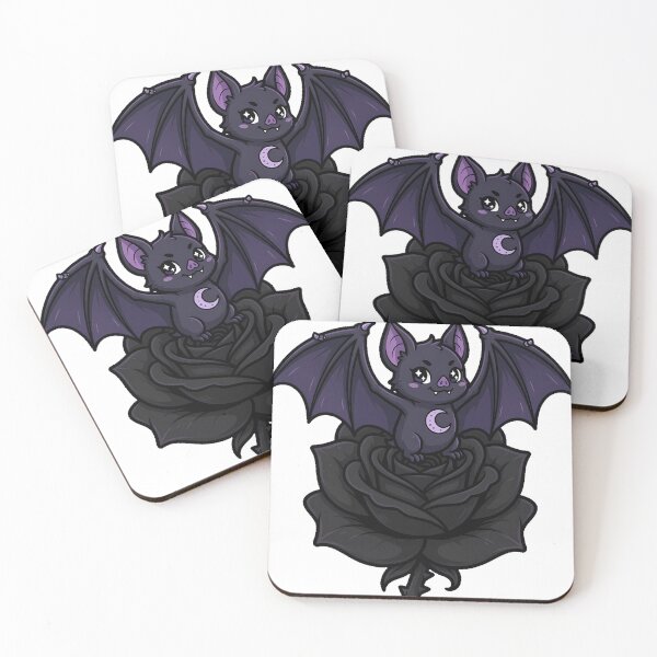 Item preview, Bat And Rose At Midnight designed and sold by IllumeInk.