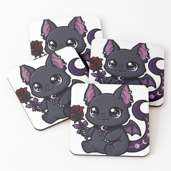 Item preview, Bat With Moon Phase Tail designed and sold by IllumeInk.