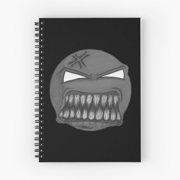 Item preview, Angry Face Scar-E-Moji - Desaturated Grayscale Edition designed and sold by Grimmlar.
