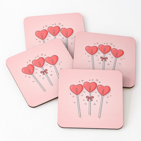 Item preview, Heart-Shaped Lollipops designed and sold by Krameri Creations.