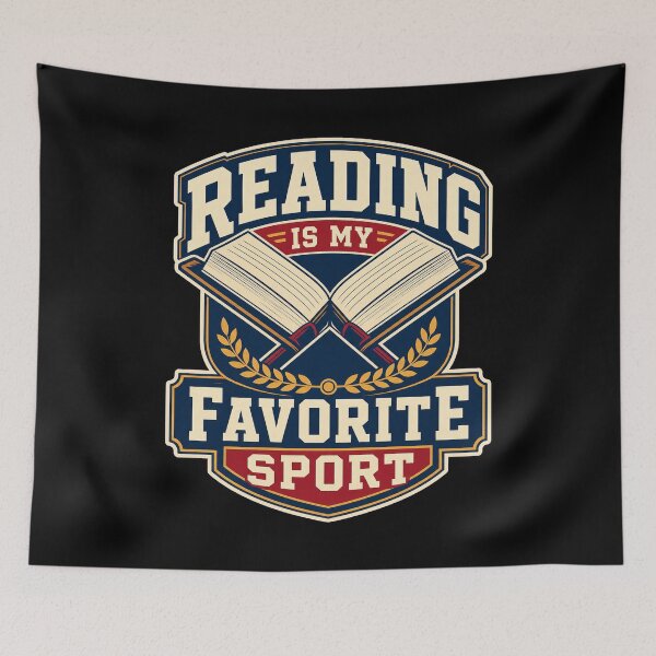 Item preview, Reading Is My Favorite Sport – Funny Book Lover, Bookworm and Librarian Gift designed and sold by AMICO77.