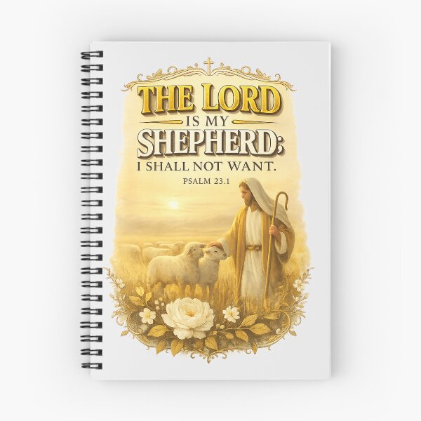 Item preview, The Lord Is My Shepherd – Psalm 23:1 | Christian Wall Art | Good Shepherd Bible Verse | Faith Gift designed and sold by KINGDOM GOLD STUDIO.