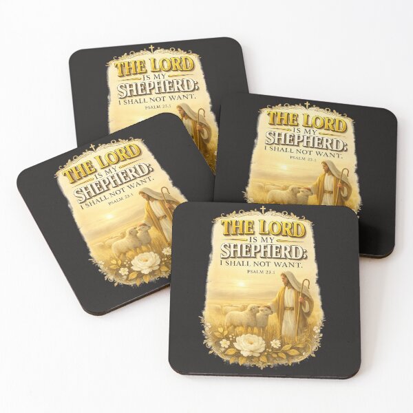 Item preview, The Lord Is My Shepherd – Psalm 23:1 | Christian Wall Art | Good Shepherd Bible Verse | Faith Gift designed and sold by KINGDOM GOLD STUDIO.