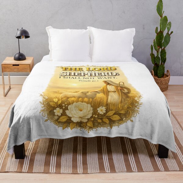 Item preview, The Lord Is My Shepherd – Psalm 23:1 | Christian Wall Art | Good Shepherd Bible Verse | Faith Gift designed and sold by KINGDOM GOLD STUDIO.