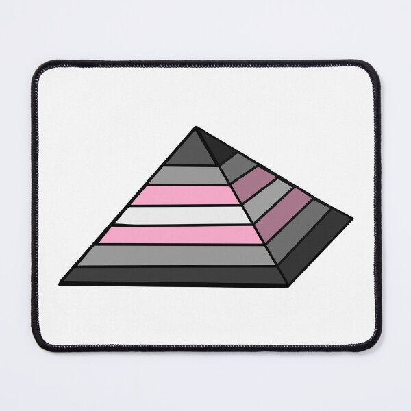 Item preview, Pyramid Pride Flag Demigirl designed and sold by HarveyHandcraftsandDesigns.