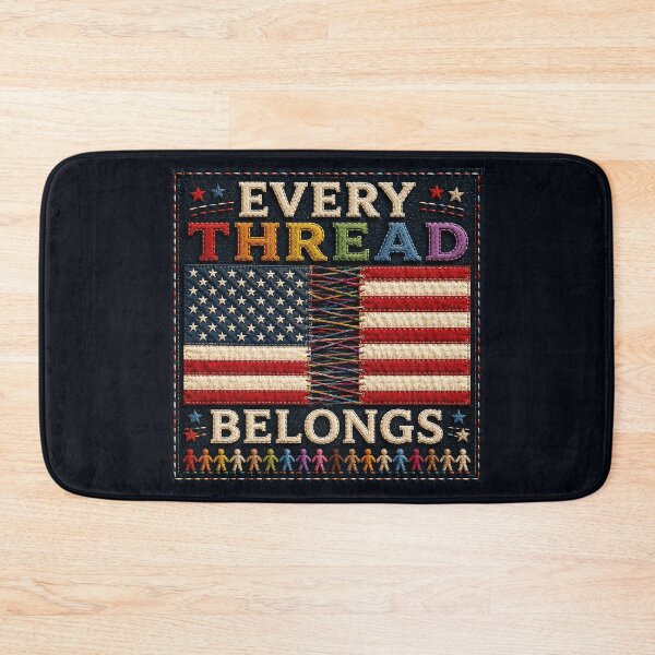 Item preview, ✂️ STITCHED TOGETHER COLLECTION ✂️- ❤️ - AMERICAN UNITY -  Every Thread Belongs designed and sold by WheelieGdArt.