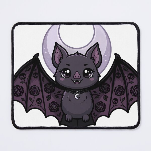 Item preview, Bat With Rose Wing Pattern designed and sold by IllumeInk.