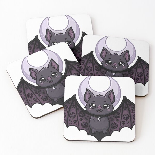 Item preview, Bat With Rose Wing Pattern designed and sold by IllumeInk.