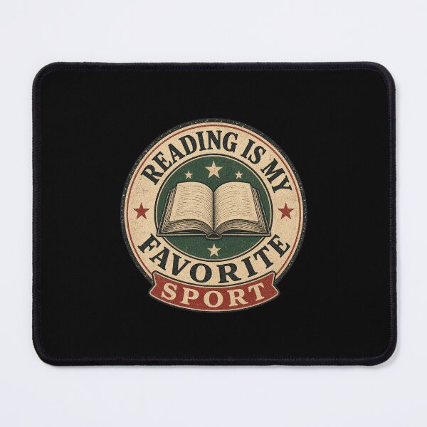 Item preview, Reading Is My Favorite Sport – Funny Book Lover, Bookworm and Librarian Gift designed and sold by AMICO77.