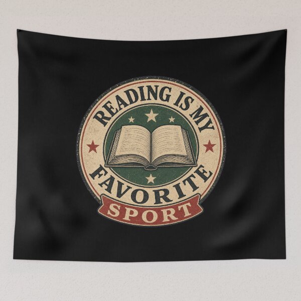 Item preview, Reading Is My Favorite Sport – Funny Book Lover, Bookworm and Librarian Gift designed and sold by AMICO77.