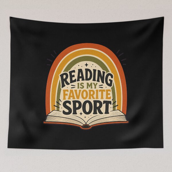 Item preview, Reading Is My Favorite Sport – Funny Book Lover, Bookworm and Librarian Gift designed and sold by AMICO77.