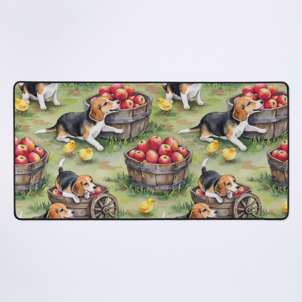 Item preview, Beagle Autumn Orchard Adventure designed and sold by TJ Art and Camera.