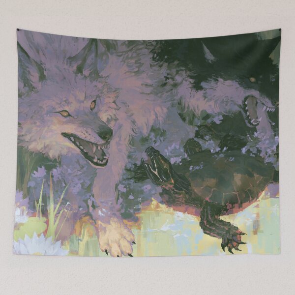 Item preview, Turtle And Wolves designed and sold by DefNoiz.