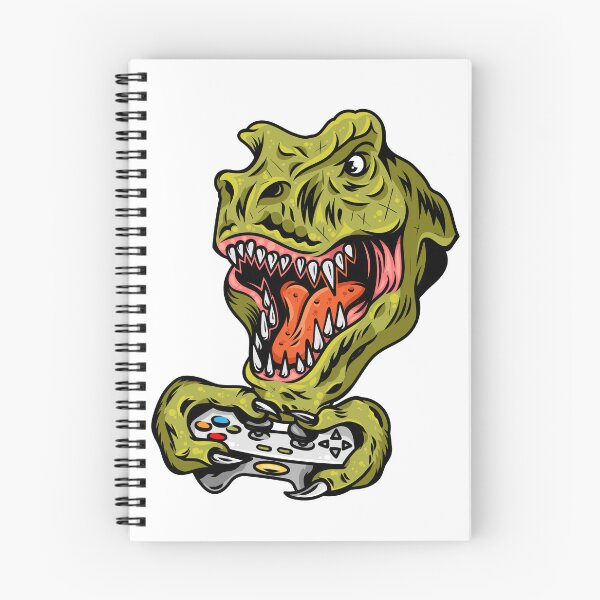 Item preview, Gaming T-Rex Dinosaur Gamer Illustration designed and sold by Rogue Heart Collective™.