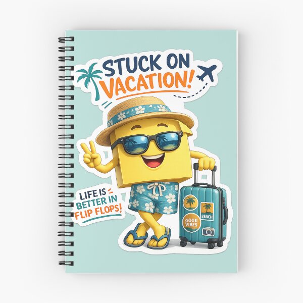 Item preview, Stuck on Vacation! designed and sold by TinyHeroLab.