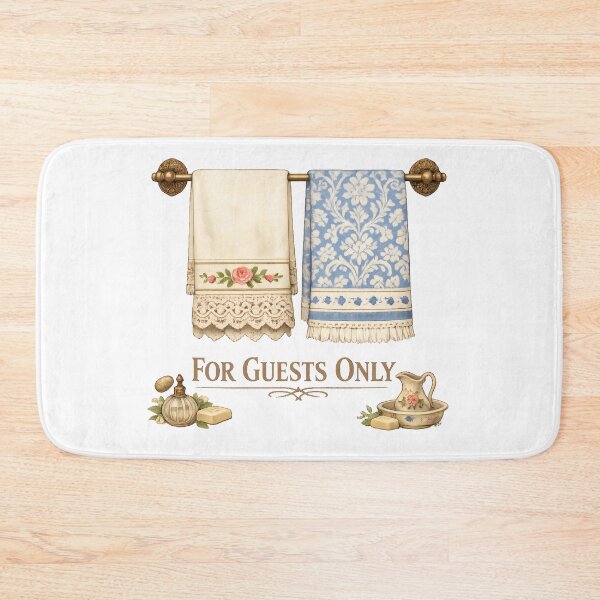 Item preview, For Guests Only Balkan Decorative Towel Humor designed and sold by OfficialBalkan.