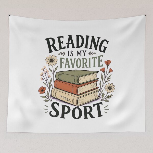 Item preview, Reading Is My Favorite Sport – Funny Book Lover, Bookworm and Librarian Gift designed and sold by AMICO77.