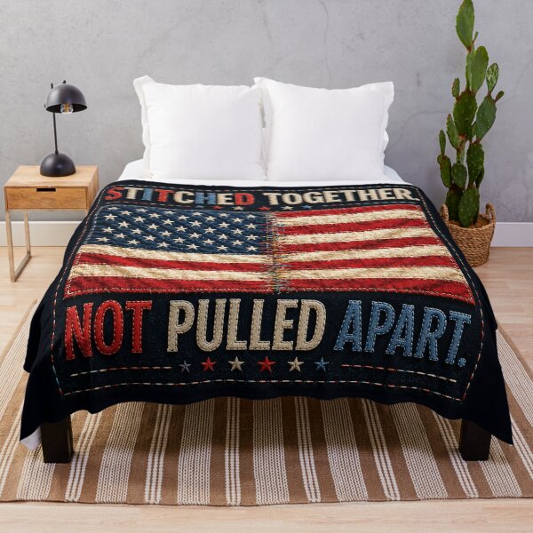Item preview, ✂️ STITCHED TOGETHER COLLECTION ✂️- ❤️ - AMERICAN UNITY - Stitched Together Not Pulled Apart designed and sold by WheelieGdArt.