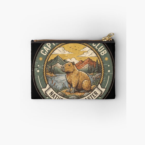 Item preview, Capybara Chill Club Vintage National Park Nature Zen Master designed and sold by WorldShop17.