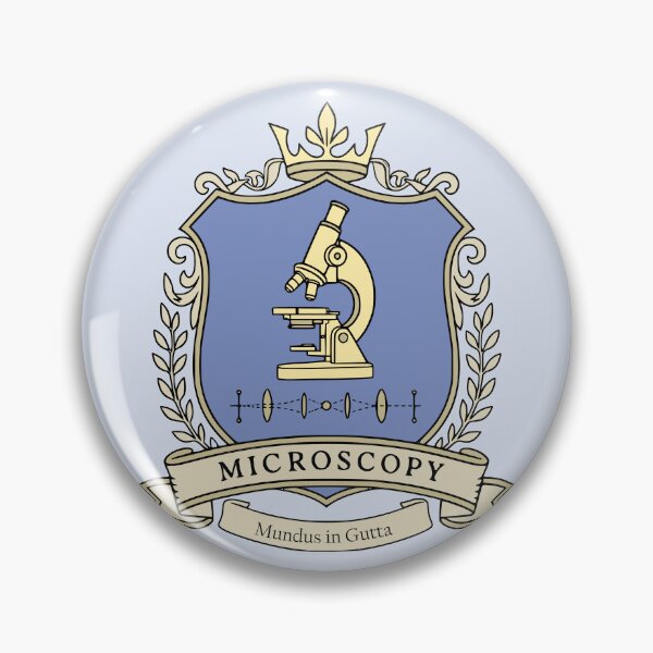 Item preview, Microscopy Crest - Science Coat of Arms designed and sold by MicroMarket.