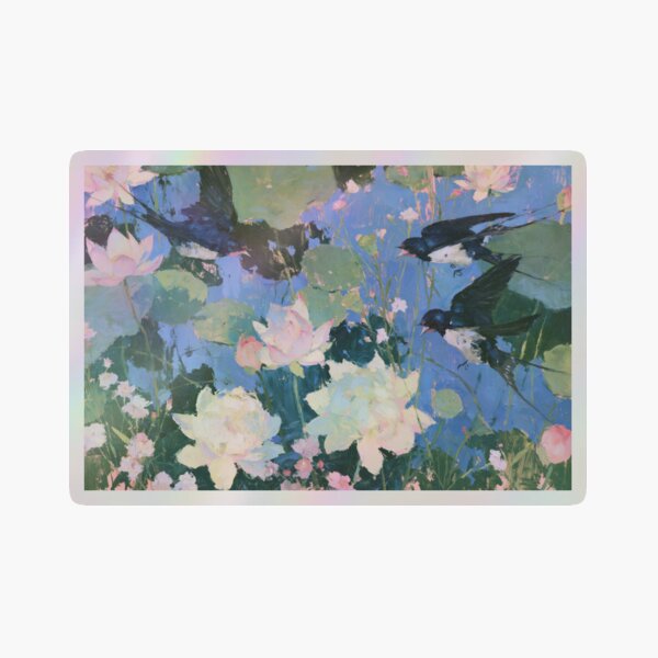 Item preview, The Lotus And The Birds designed and sold by DefNoiz.