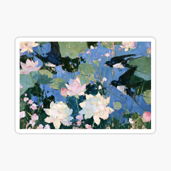Item preview, The Lotus And The Birds designed and sold by DefNoiz.