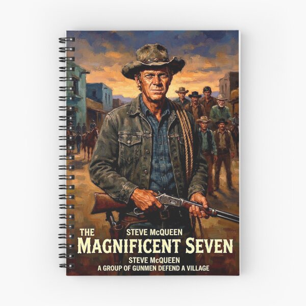 Item preview, The Magnificent Seven Fine Art Tribute designed and sold by Art's Diner.