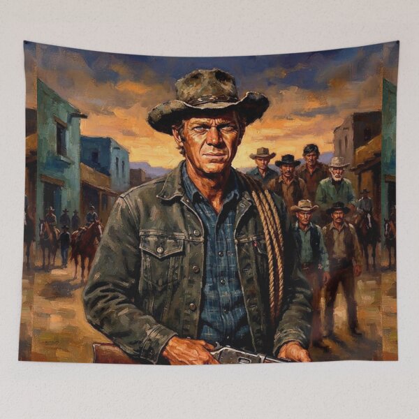 Item preview, The Magnificent Seven Fine Art Tribute designed and sold by Art's Diner.