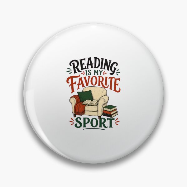Item preview, Reading Is My Favorite Sport – Funny Book Lover, Bookworm and Librarian Gift designed and sold by AMICO77.