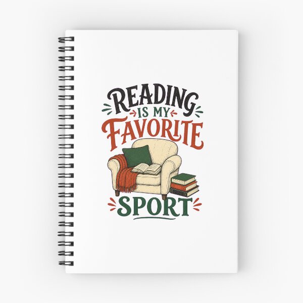 Item preview, Reading Is My Favorite Sport – Funny Book Lover, Bookworm and Librarian Gift designed and sold by AMICO77.