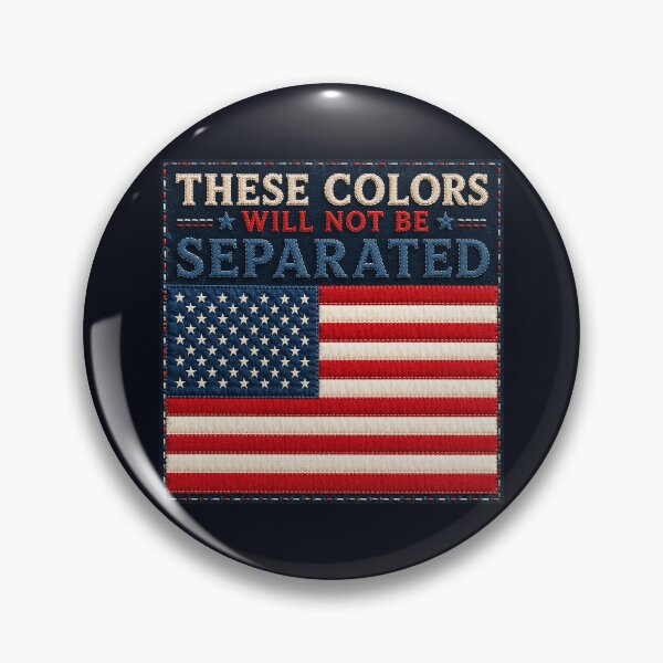Item preview, ✂️ STITCHED TOGETHER COLLECTION ✂️- ❤️ - AMERICAN UNITY - These Colors Will Not Be Separated designed and sold by WheelieGdArt.