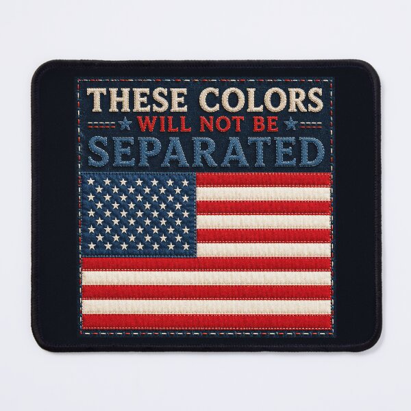 Item preview, ✂️ STITCHED TOGETHER COLLECTION ✂️- ❤️ - AMERICAN UNITY - These Colors Will Not Be Separated designed and sold by WheelieGdArt.