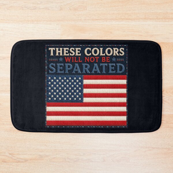 Item preview, ✂️ STITCHED TOGETHER COLLECTION ✂️- ❤️ - AMERICAN UNITY - These Colors Will Not Be Separated designed and sold by WheelieGdArt.