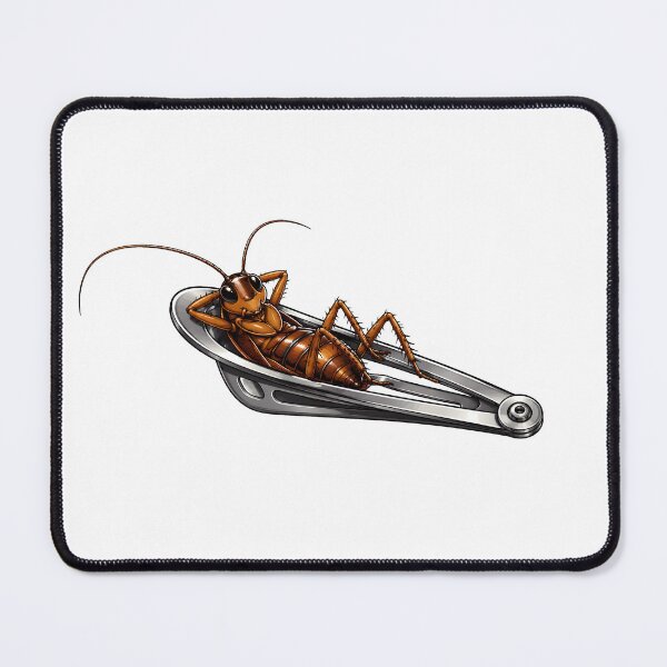 Item preview, Cockroach Lounging Inside an Open Safety Pin designed and sold by Artmares.