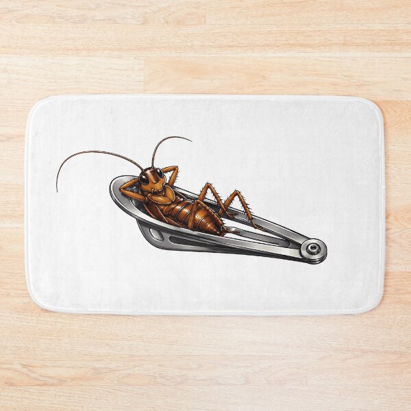 Item preview, Cockroach Lounging Inside an Open Safety Pin designed and sold by Artmares.
