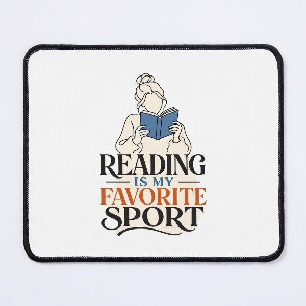 Item preview, Reading Is My Favorite Sport – Funny Book Lover, Bookworm and Librarian Gift designed and sold by AMICO77.