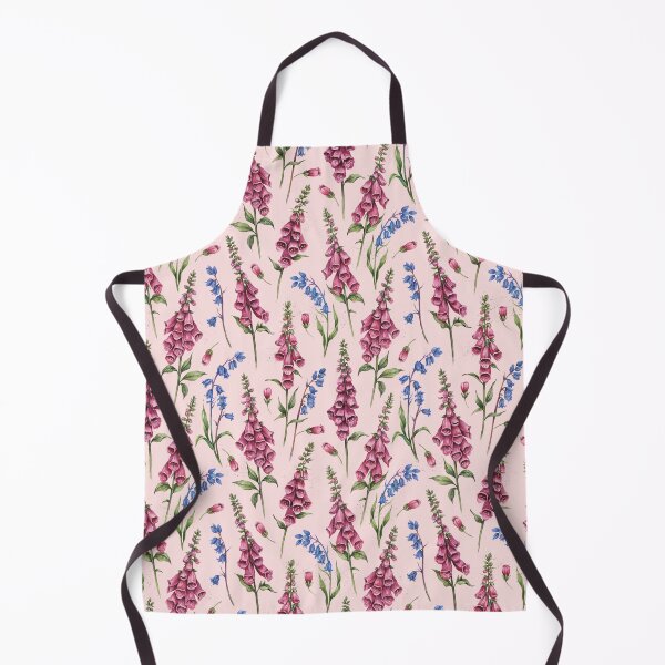 Item preview, Foxglove and Bluebell Floral Pattern designed and sold by NuvoraNest.