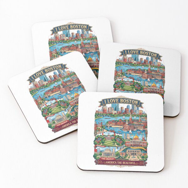 Item preview, America The Beautiful - Boston Massachusetts  designed and sold by Illumine-World.