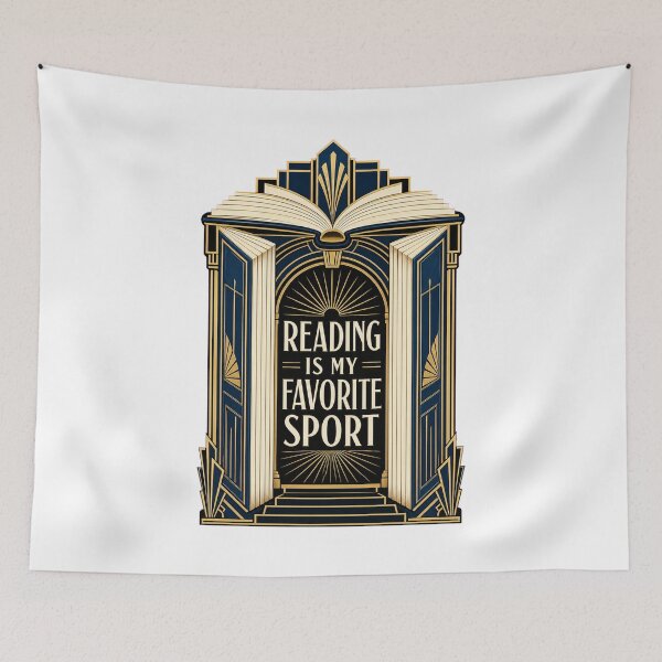 Item preview, Reading Is My Favorite Sport – Funny Book Lover, Bookworm and Librarian Gift designed and sold by AMICO77.