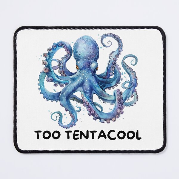 Item preview, Blue Octopus Watercolor – Mystical Sea Design Too Tentacool designed and sold by Ginetta0815.