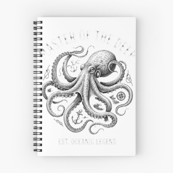 Item preview, Vintage Giant Octopus | Nautical Scientific Engraving | Kraken Ocean Art designed and sold by Cuatcho.