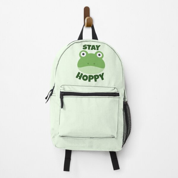 Item preview, Stay Hoppy Cute Frog | Funny Frog Face Cartoon Aesthetic designed and sold by Rush2Buy.