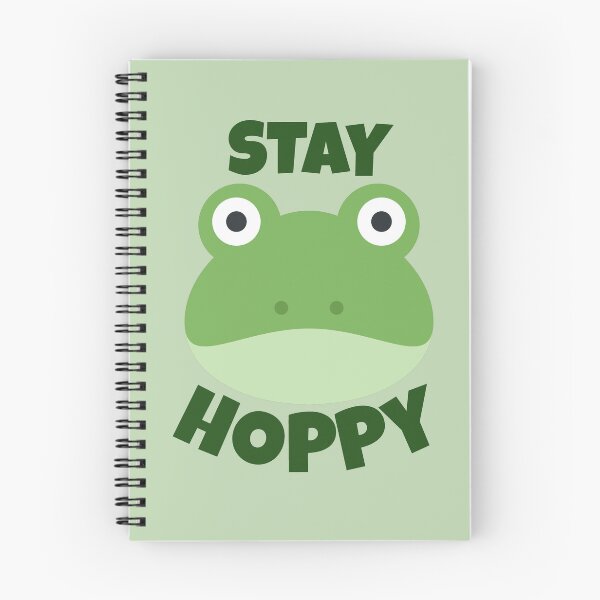Item preview, Stay Hoppy Cute Frog | Funny Frog Face Cartoon Aesthetic designed and sold by Rush2Buy.