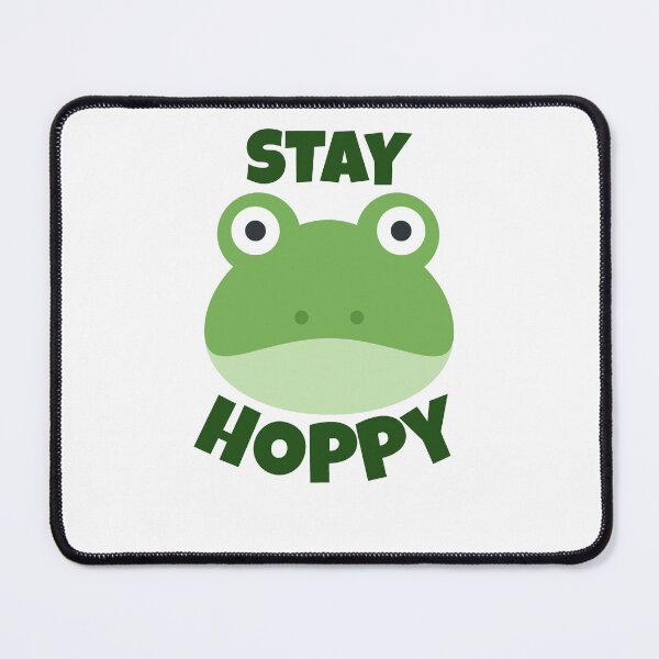 Item preview, Stay Hoppy Cute Frog | Funny Frog Face Cartoon Aesthetic designed and sold by Rush2Buy.