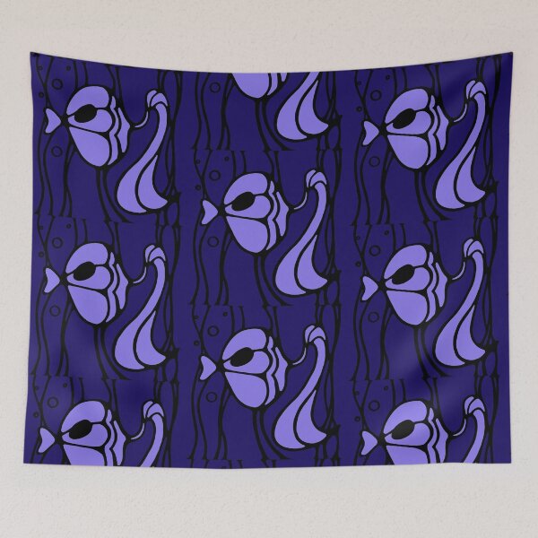 Item preview, Blue Lagoon Fish | Liuartstudio | Living Mosaic | 10 designed and sold by liuartstudio.