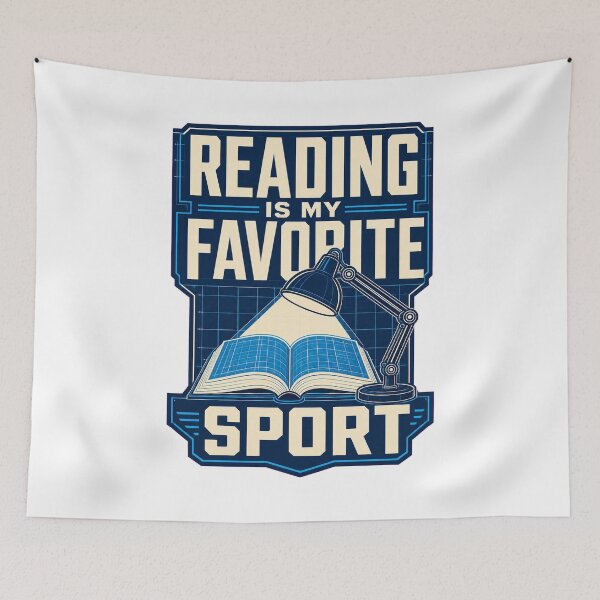 Item preview, Reading Is My Favorite Sport – Funny Book Lover, Bookworm and Librarian Gift designed and sold by AMICO77.