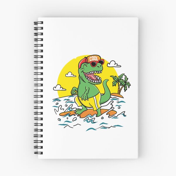 Item preview, Cool Surfing T-Rex Summer Vibes designed and sold by Rogue Heart Collective™.