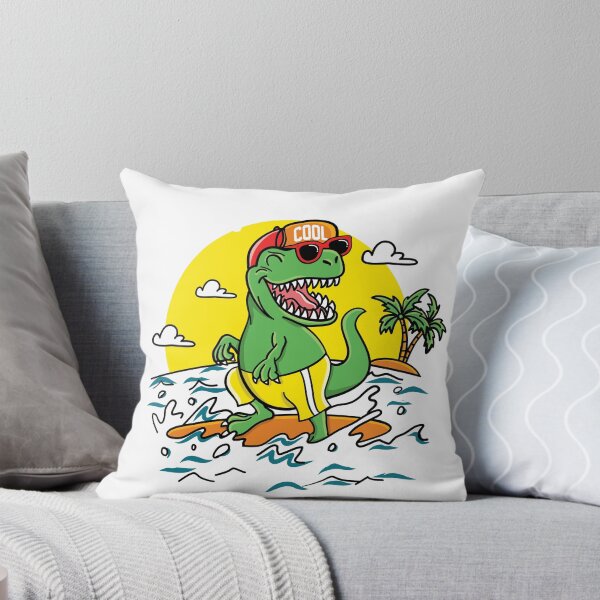 Item preview, Cool Surfing T-Rex Summer Vibes designed and sold by Rogue Heart Collective™.