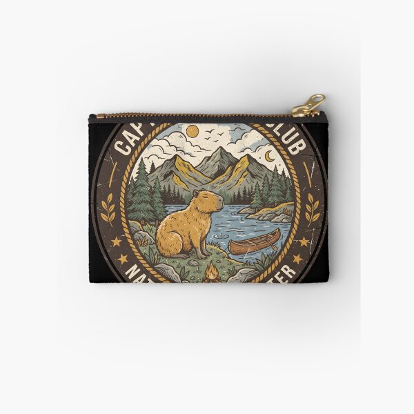 Item preview, Capybara Chill Club Vintage National Park Nature Zen Master designed and sold by WorldShop17.
