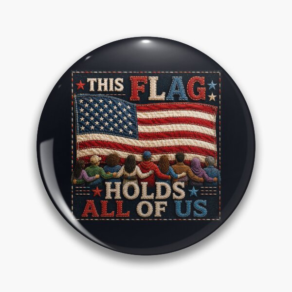 Item preview, ✂️ STITCHED TOGETHER COLLECTION ✂️- ❤️ - AMERICAN UNITY - This Flag Holds All Of Us designed and sold by WheelieGdArt.